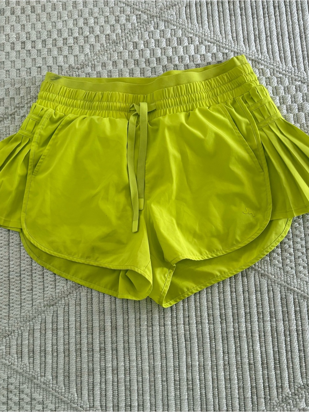 JoyLab Neon Lime Athletic Drawstring Shorts
